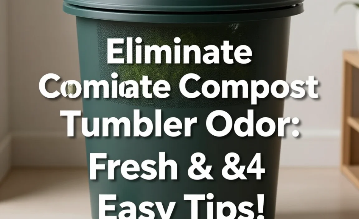 Eliminate Compost Tumbler Odor: Fresh & Easy Tips!