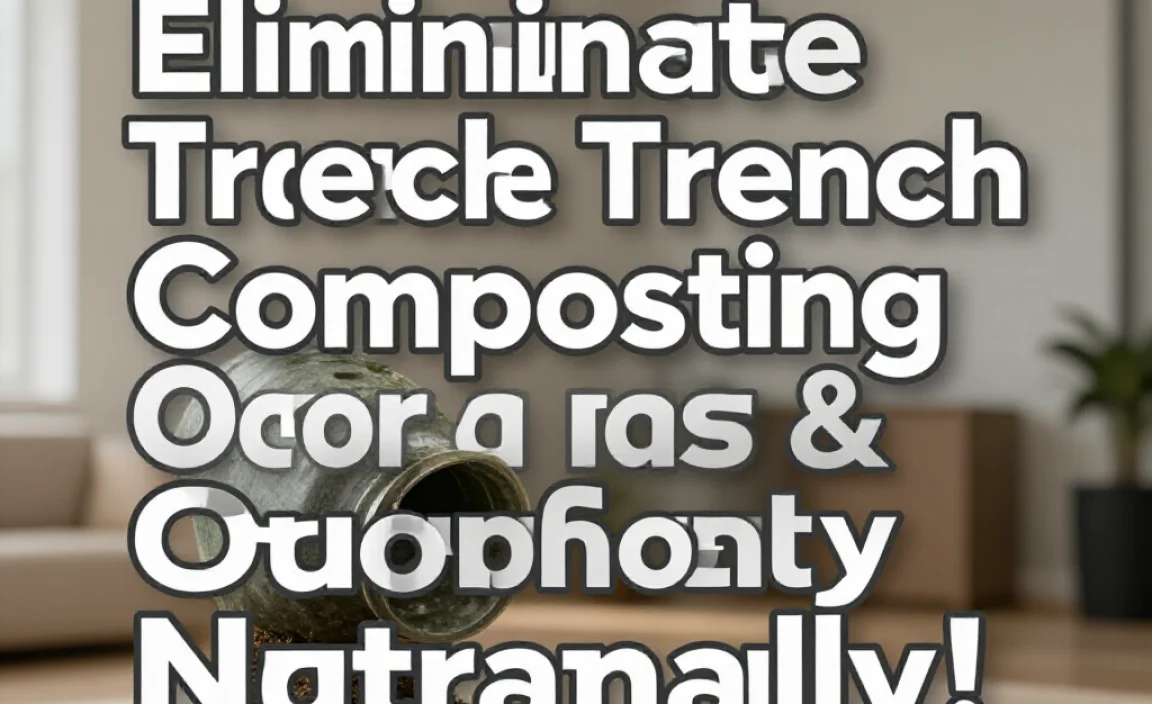 Eliminate Trench Composting Odor Fast & Naturally!