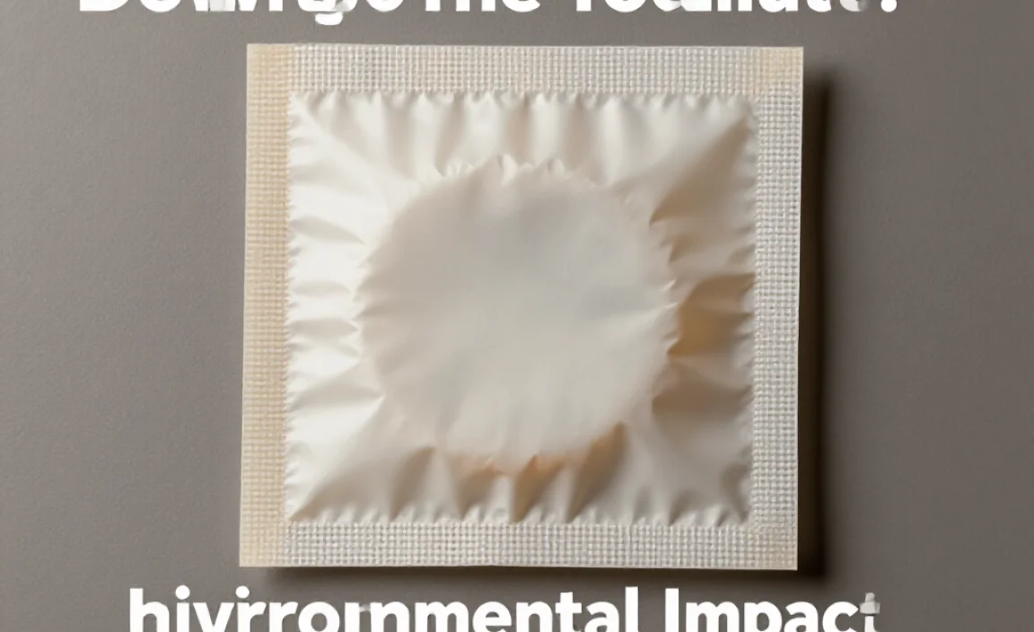 Environmental Impact of Flushing Condoms