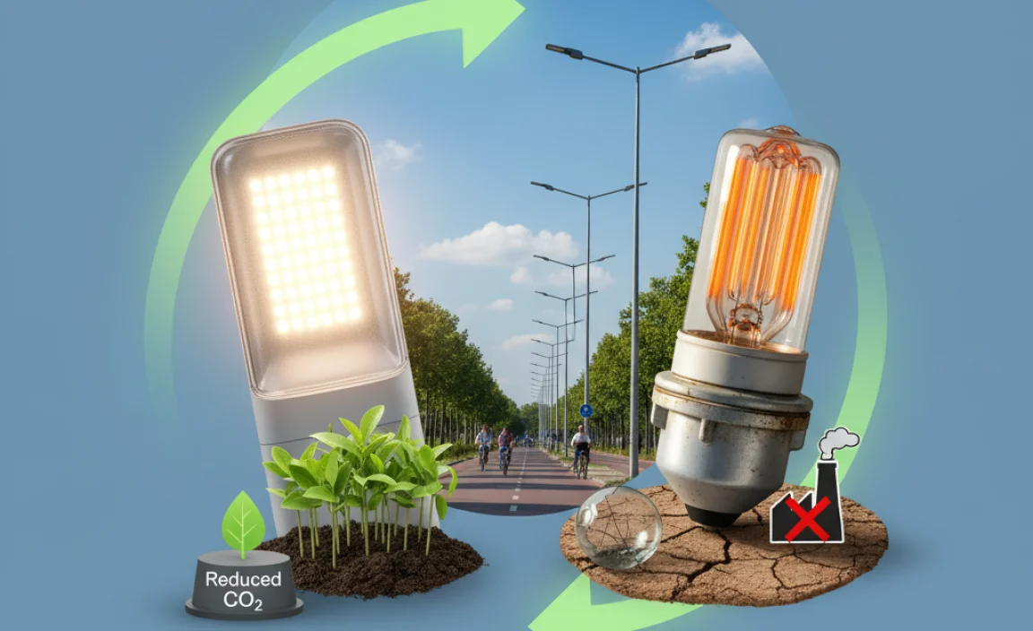 Environmental Impact of Street Light Bulbs