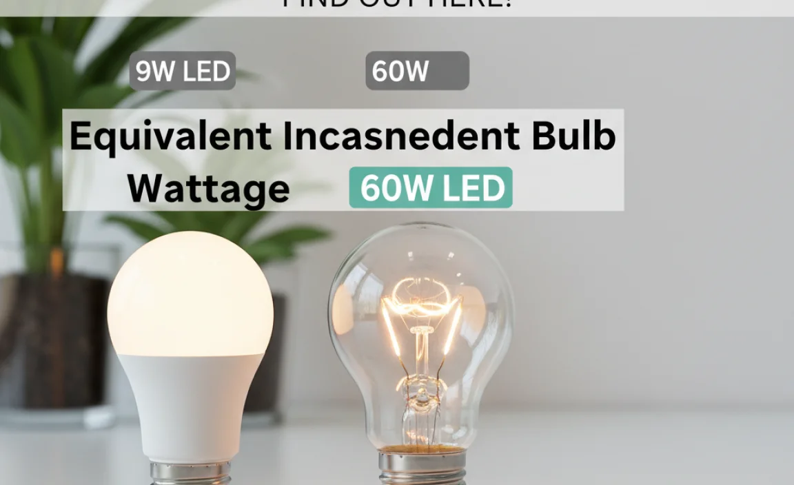 Equivalent Incandescent Bulb Wattage
