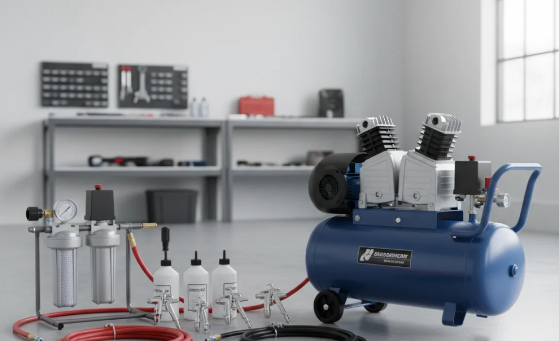 Essential Accessories for Your Ceramic Coating Air Compressor Setup