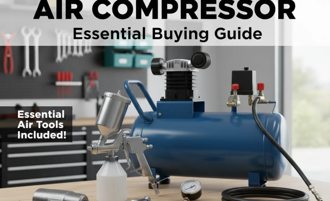 Essential Air Tools for Your 20-Gallon Compressor