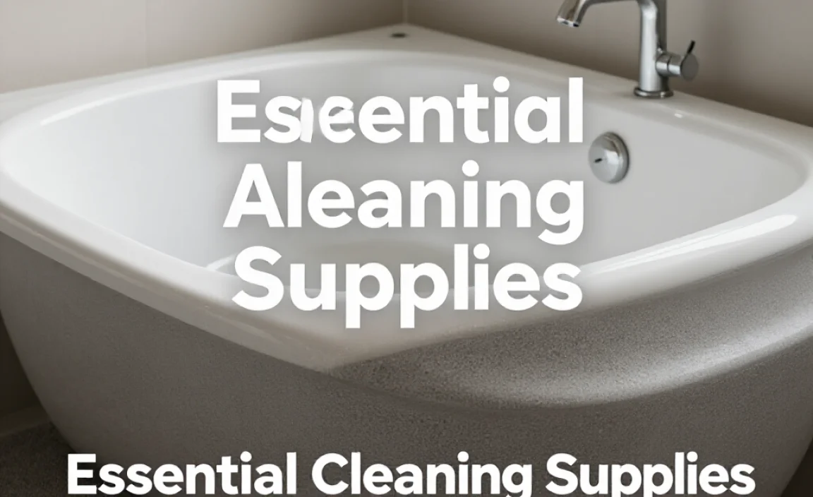 Essential Cleaning Supplies