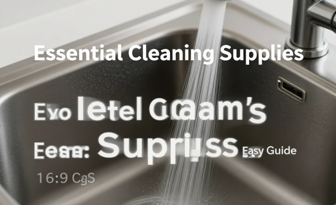 Essential Cleaning Supplies