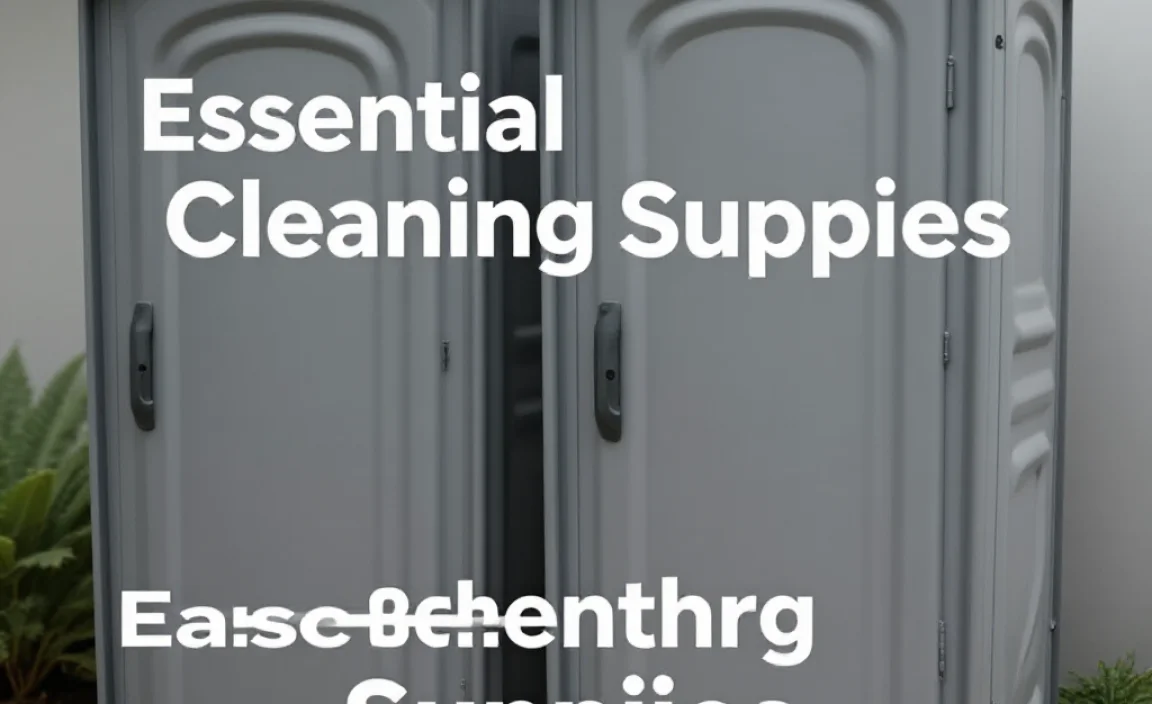 Essential Cleaning Supplies