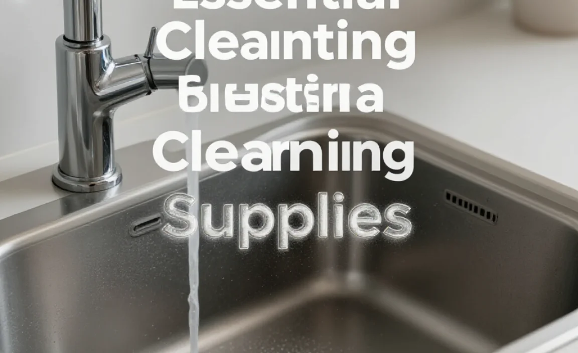 Essential Cleaning Supplies