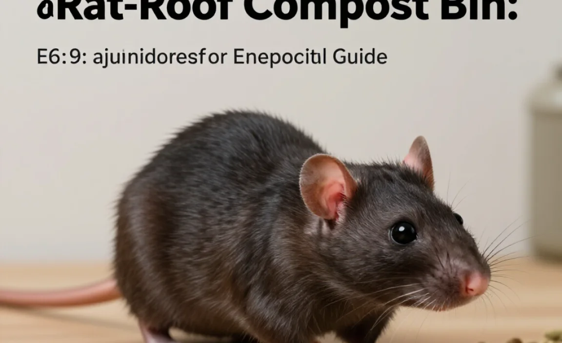 Essential Features of a Rat-Proof Compost Bin