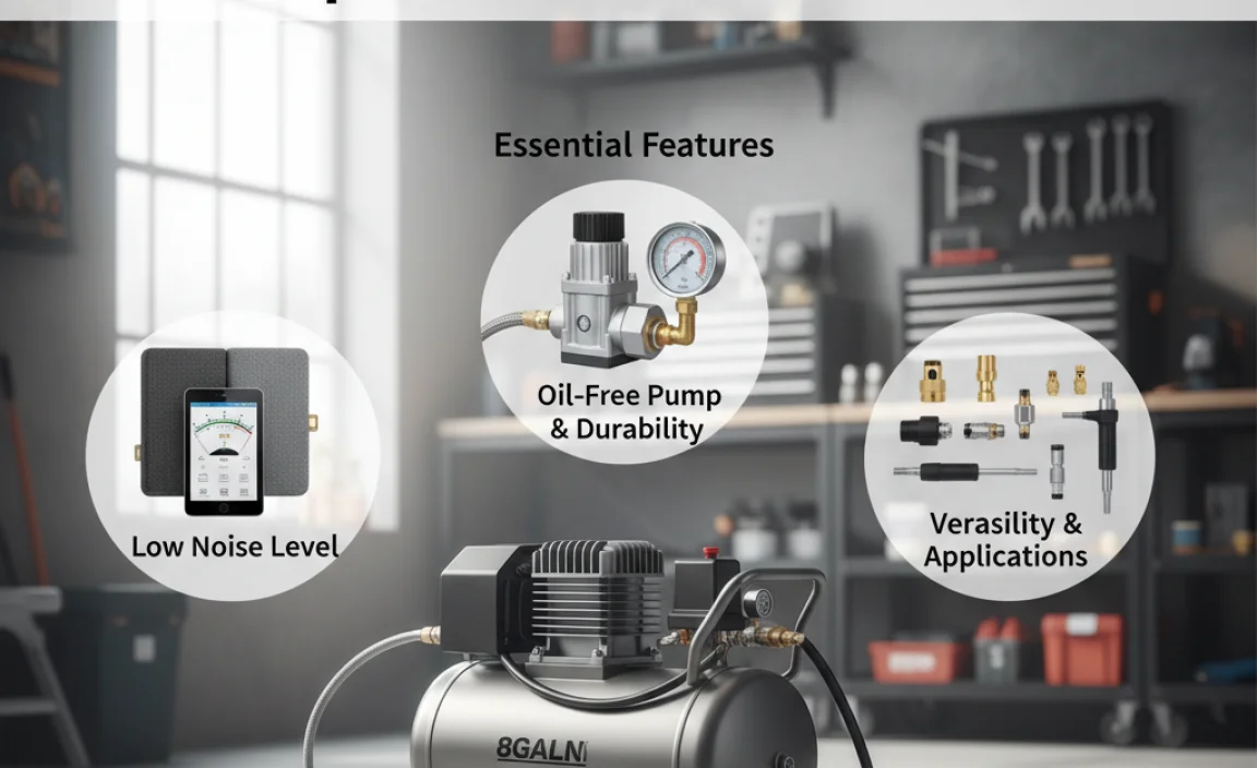 Essential Features to Look for in a Quiet 8 Gallon Air Compressor