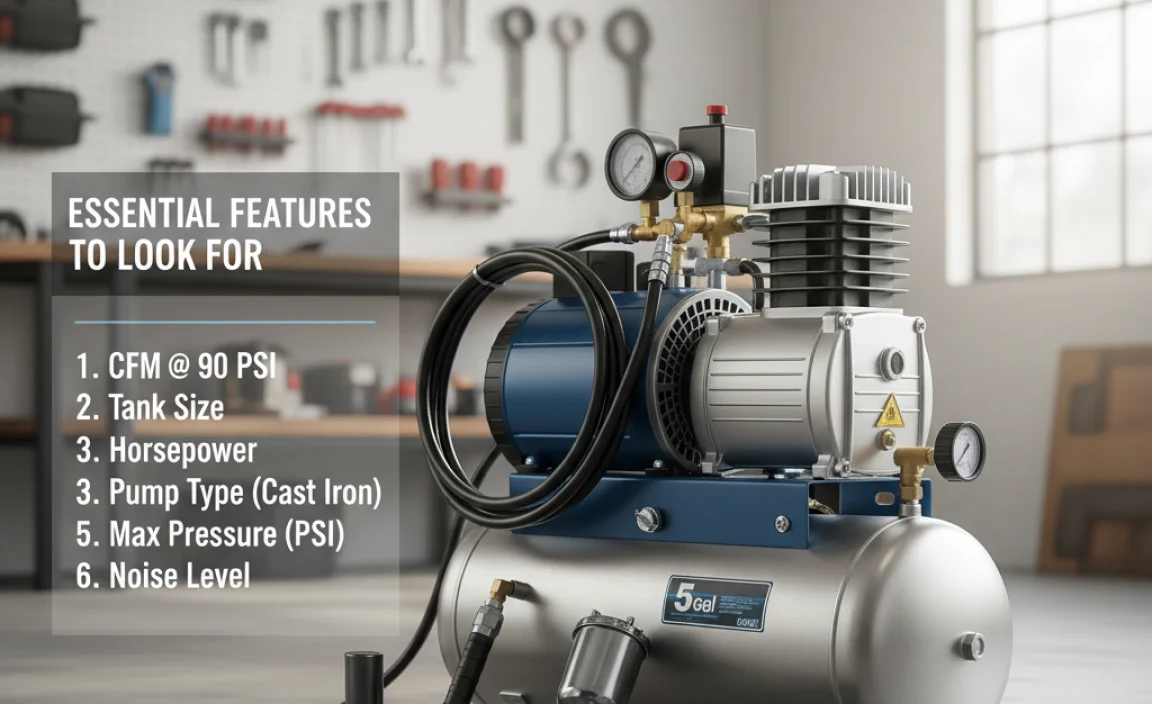 Essential Features to Look For in Your Two-Stage 5 Gallon Air Compressor