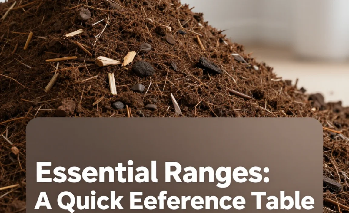 Essential Ranges: A Quick Reference Table