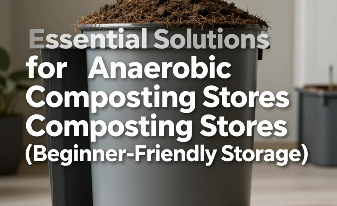 Essential Solutions for Anaerobic Composting Stores (Beginner-Friendly Storage)