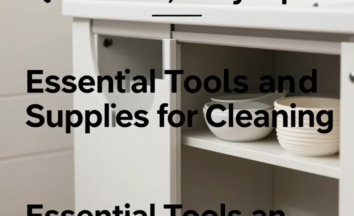 Essential Tools and Supplies for Cleaning