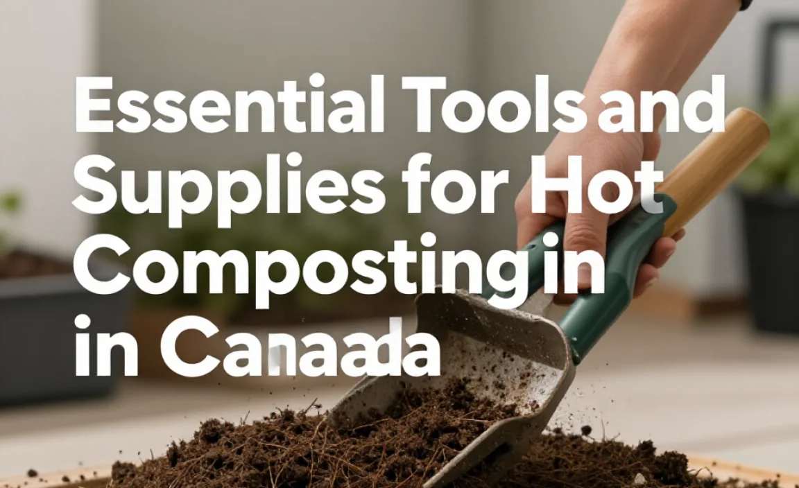 Essential Tools and Supplies for Hot Composting in Canada