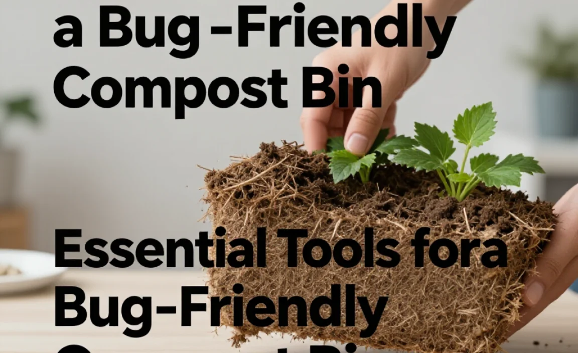 Essential Tools for a Bug-Friendly Compost Bin
