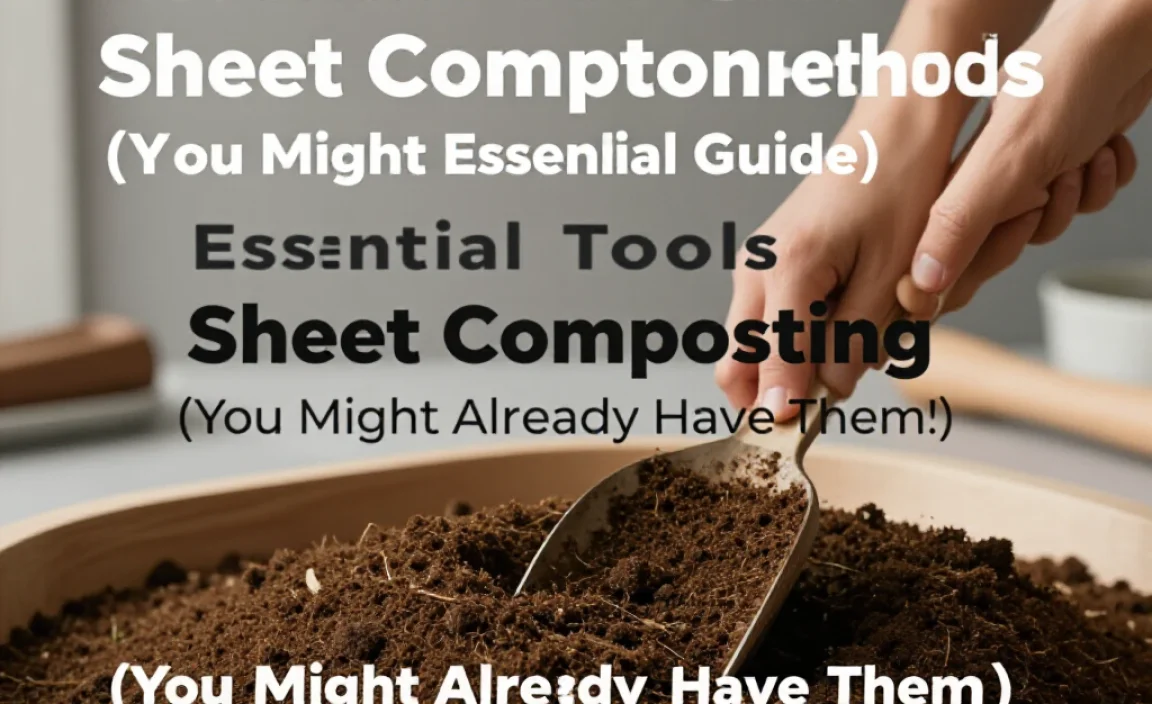 Essential Tools for Sheet Composting (You Might Already Have Them!)