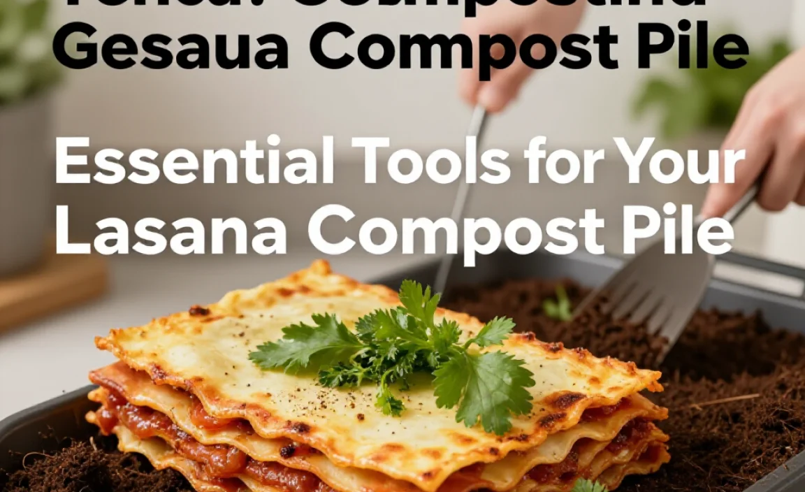 Essential Tools for Your Lasagna Compost Pile