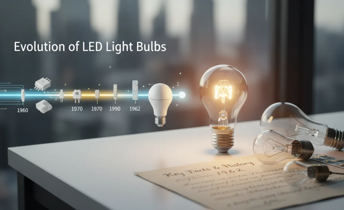 Evolution of LED Light Bulbs