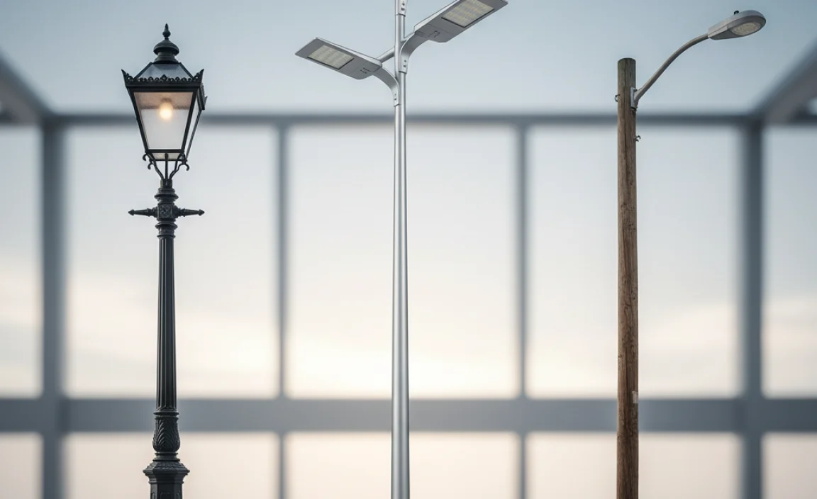 Examples of Street Light Sizes Around the World
