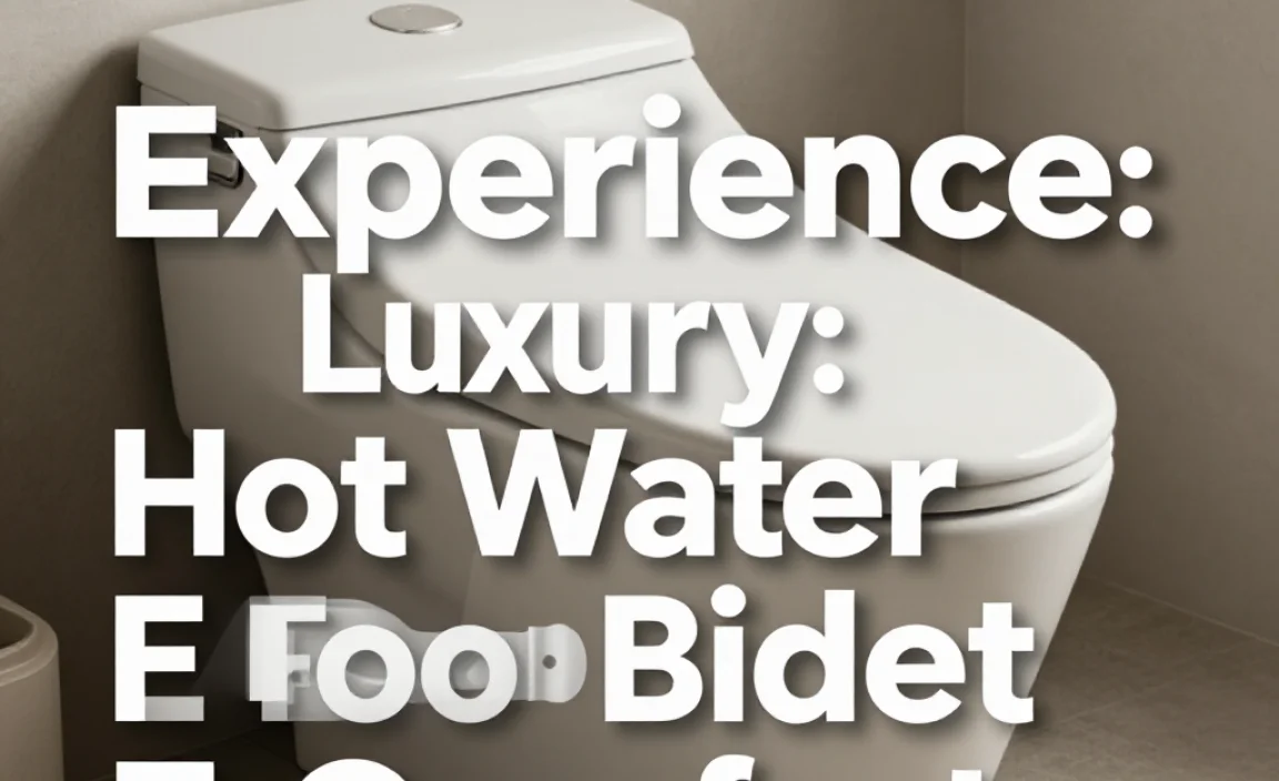 Experience Luxury: Hot Water For Bidet Comfort
