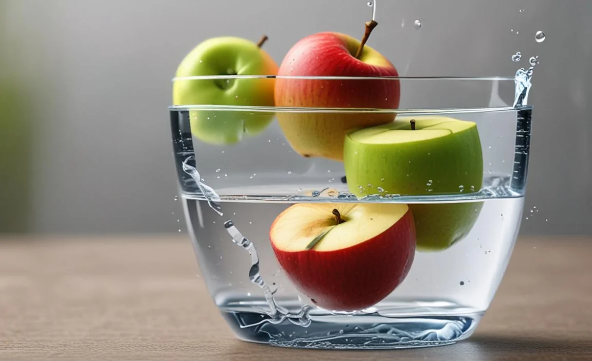 Experiment: Apple Sink or Float at Home