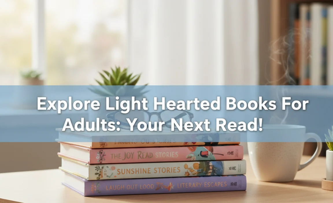 Explore Light Hearted Books For Adults: Your Next Read!