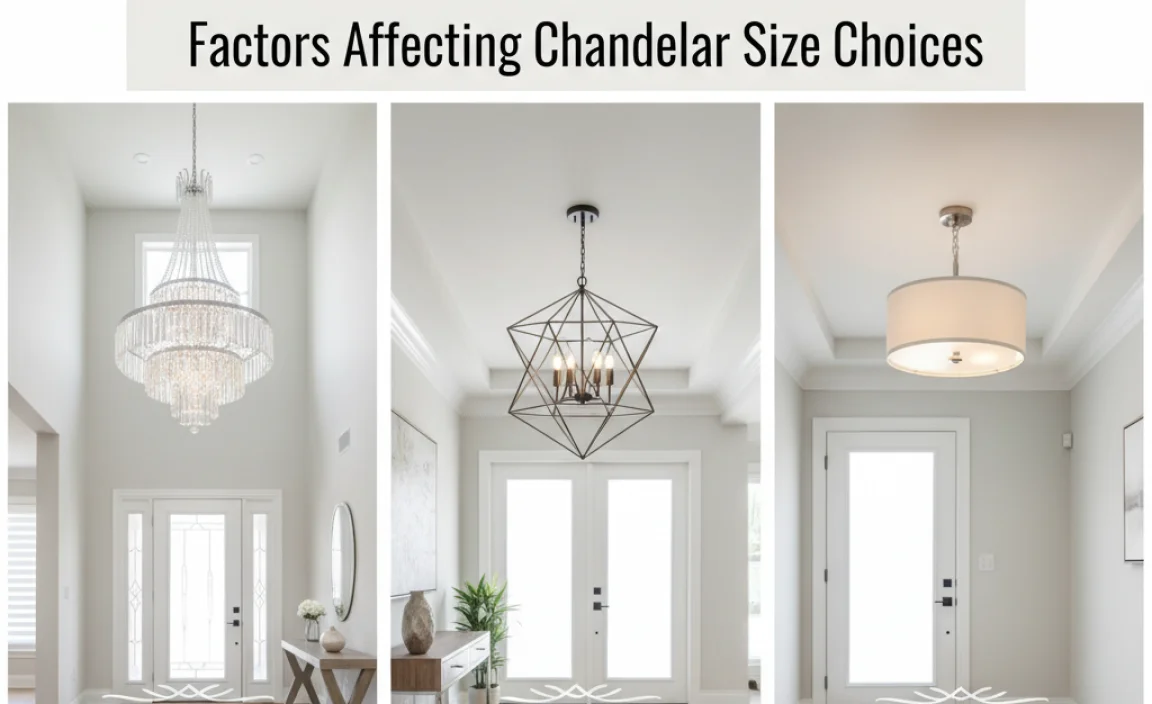 Factors Affecting Chandelier Size Choices