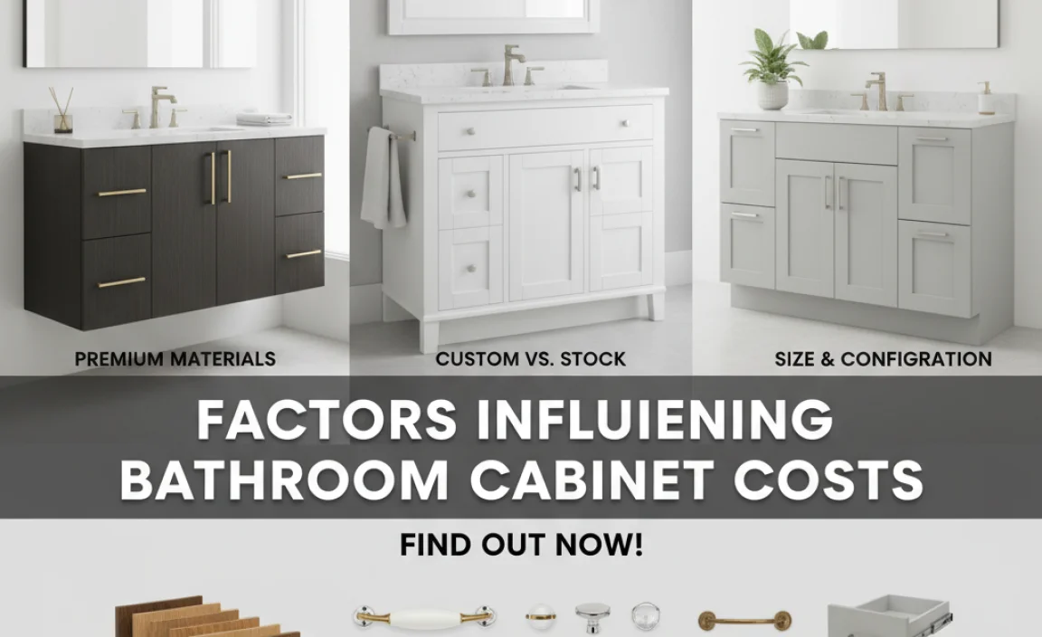 Factors Influencing Bathroom Cabinet Costs