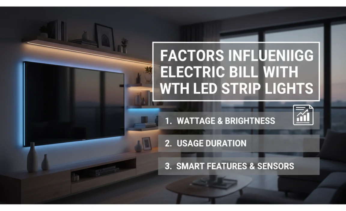 Factors Influencing Electric Bills with LED Strip Lights