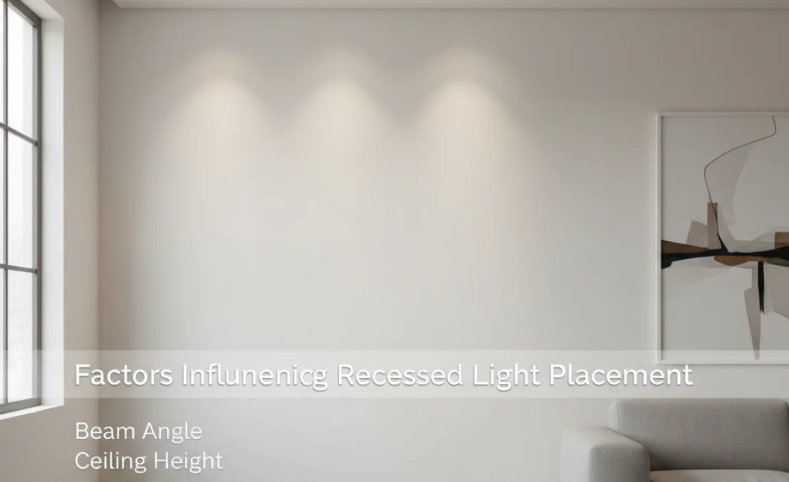 Factors Influencing Recessed Light Placement