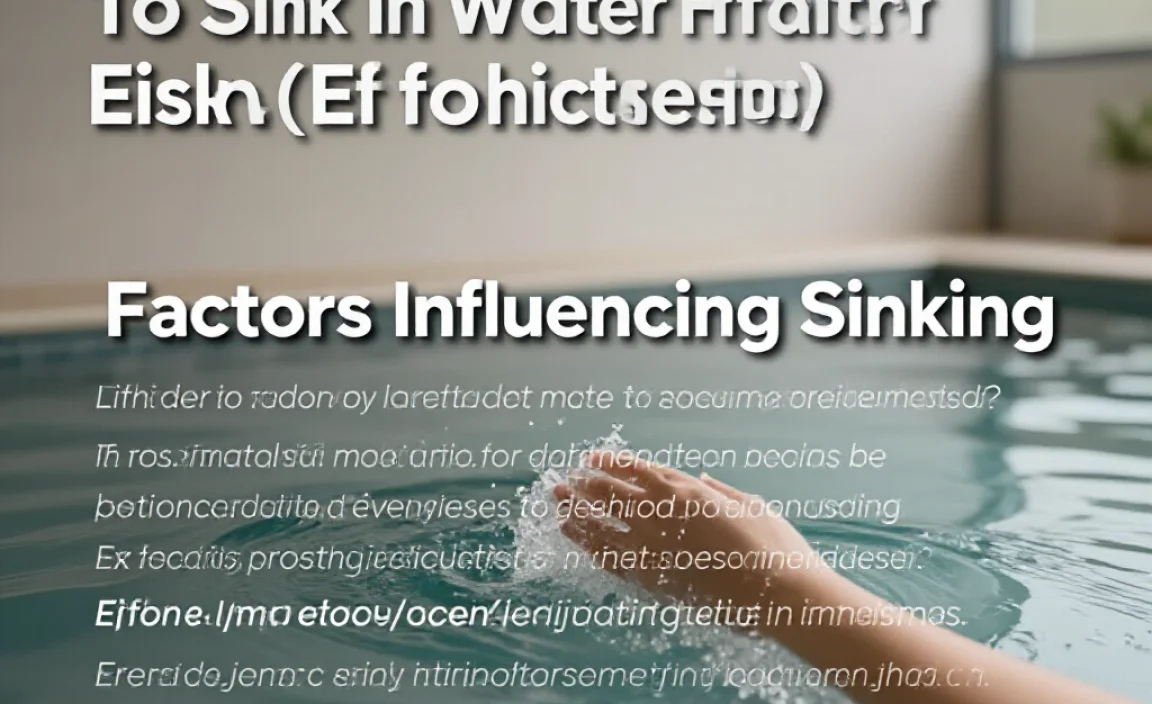 Factors Influencing Sinking