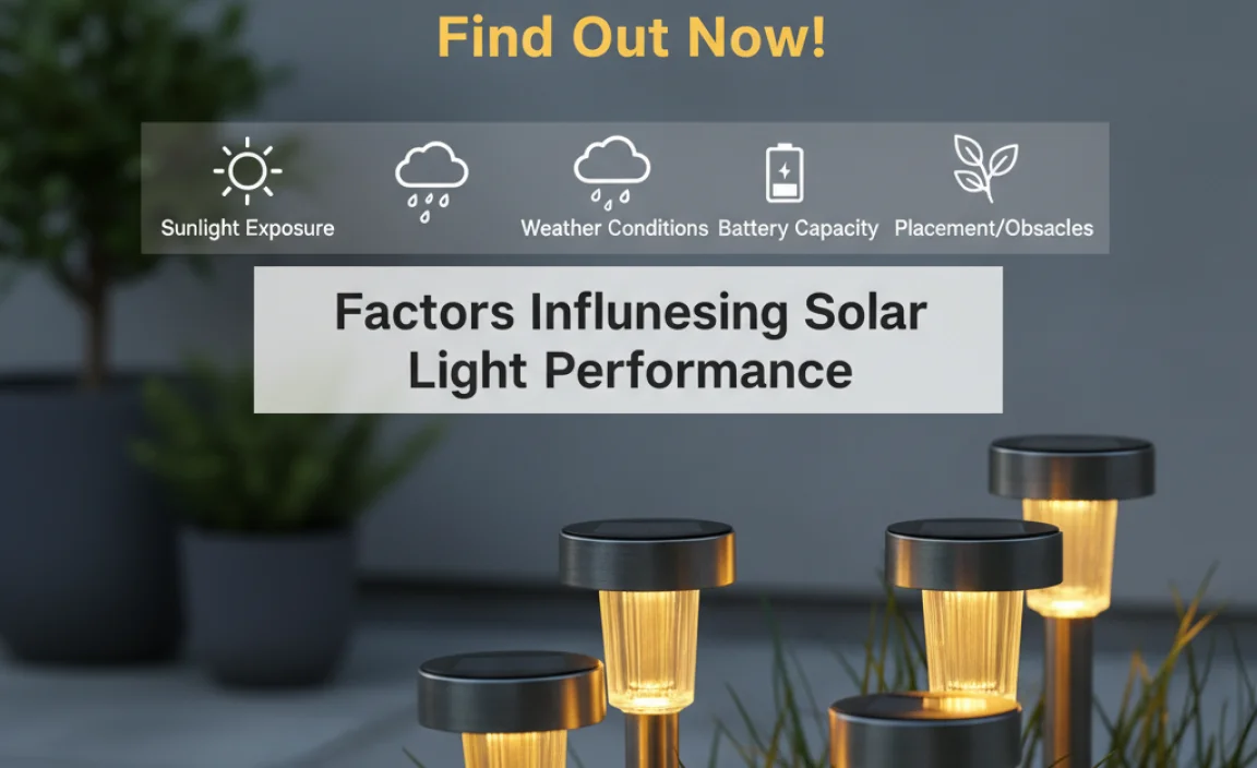 Factors Influencing Solar Light Performance