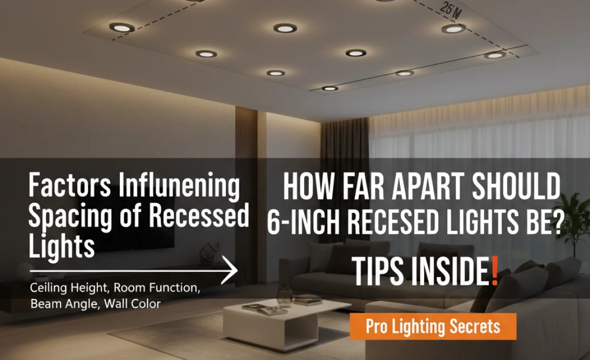 Factors Influencing Spacing of Recessed Lights