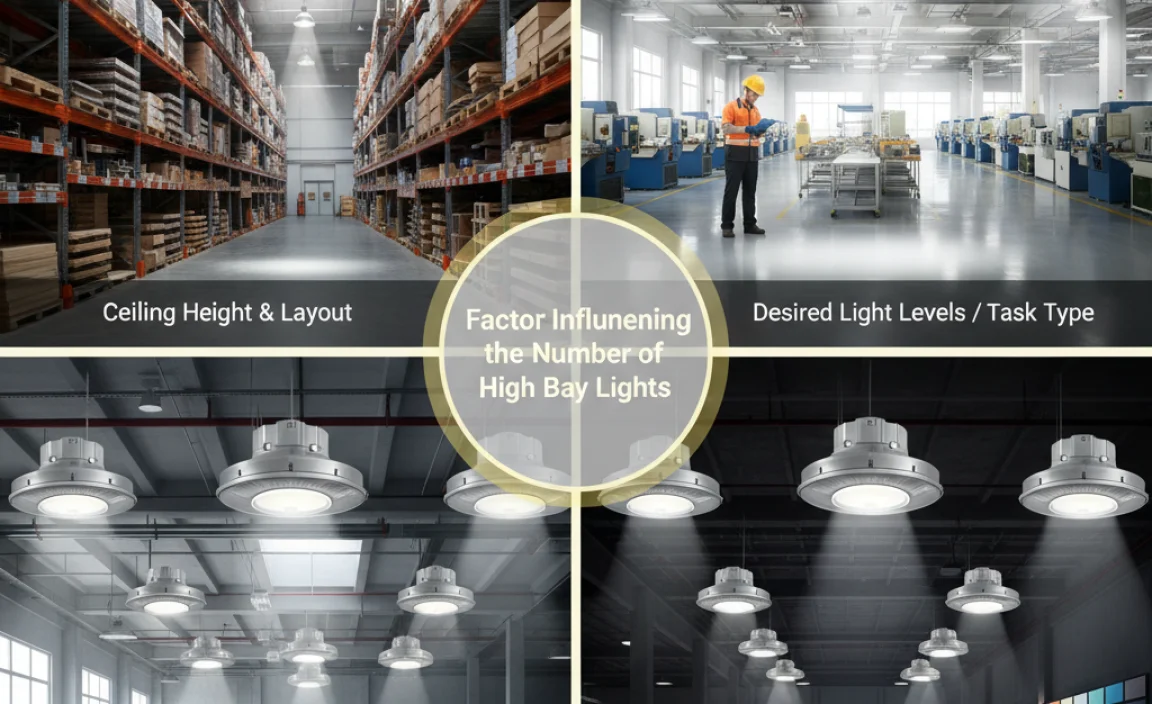 Factors Influencing the Number of High Bay Lights