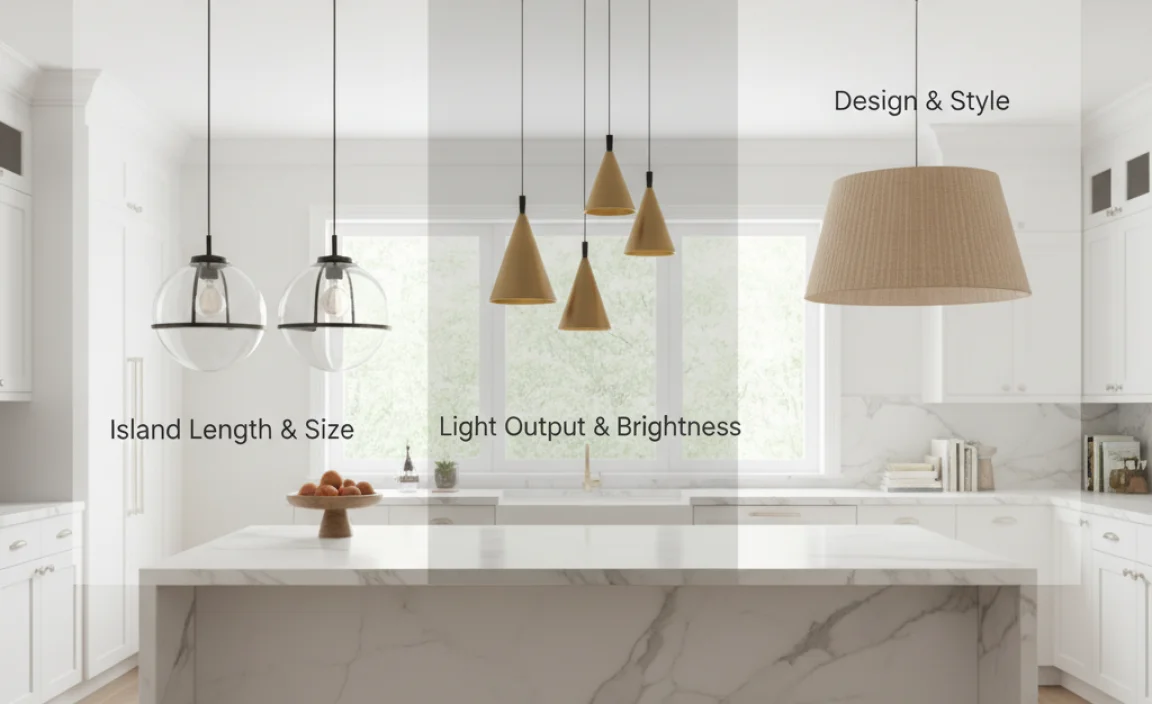 Factors Influencing the Number of Pendant Lights