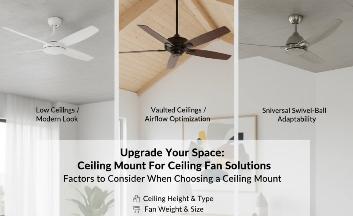 Factors to Consider When Choosing a Ceiling Mount