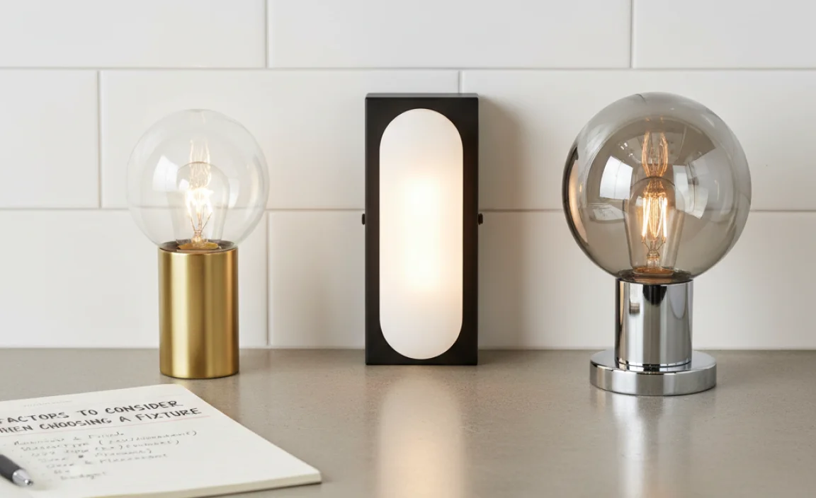 Factors to Consider When Choosing a Fixture