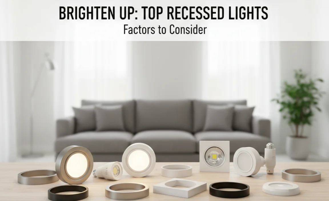 Factors to Consider When Choosing Recessed Ceiling Lights