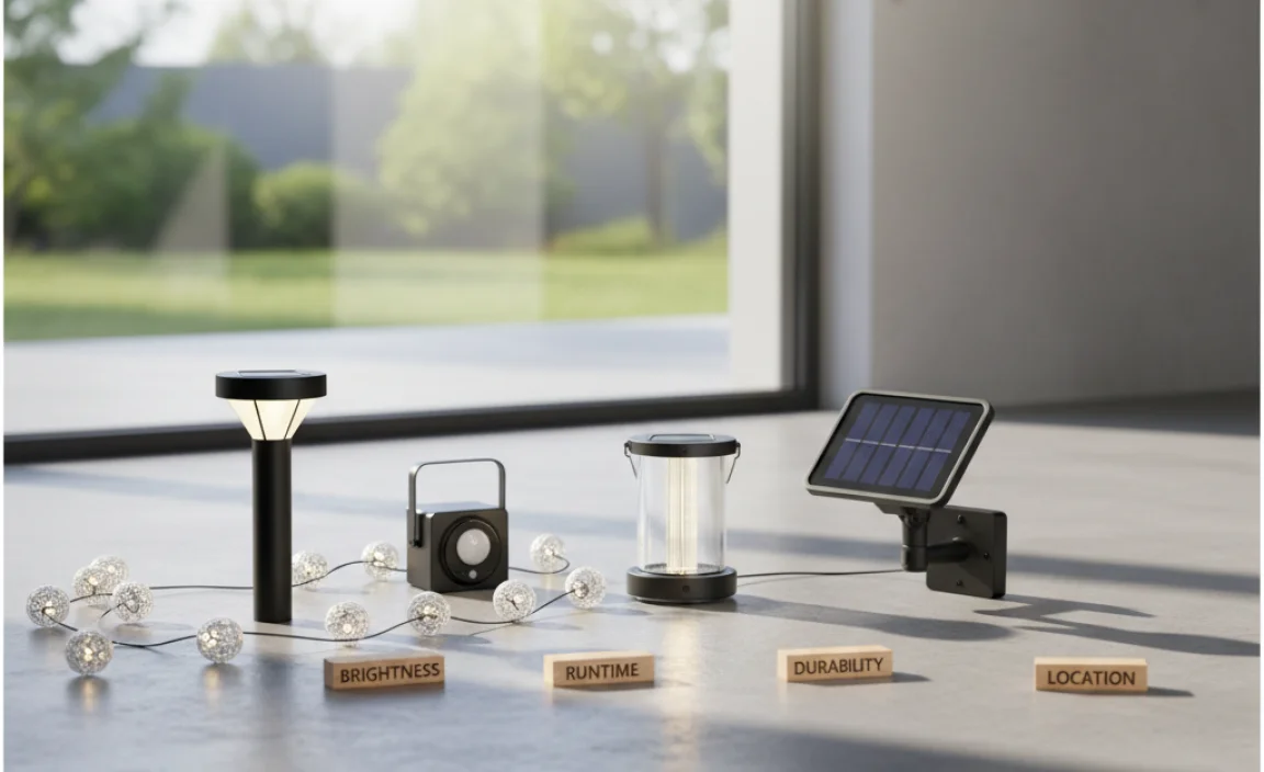 Factors to Consider When Choosing Solar Lights