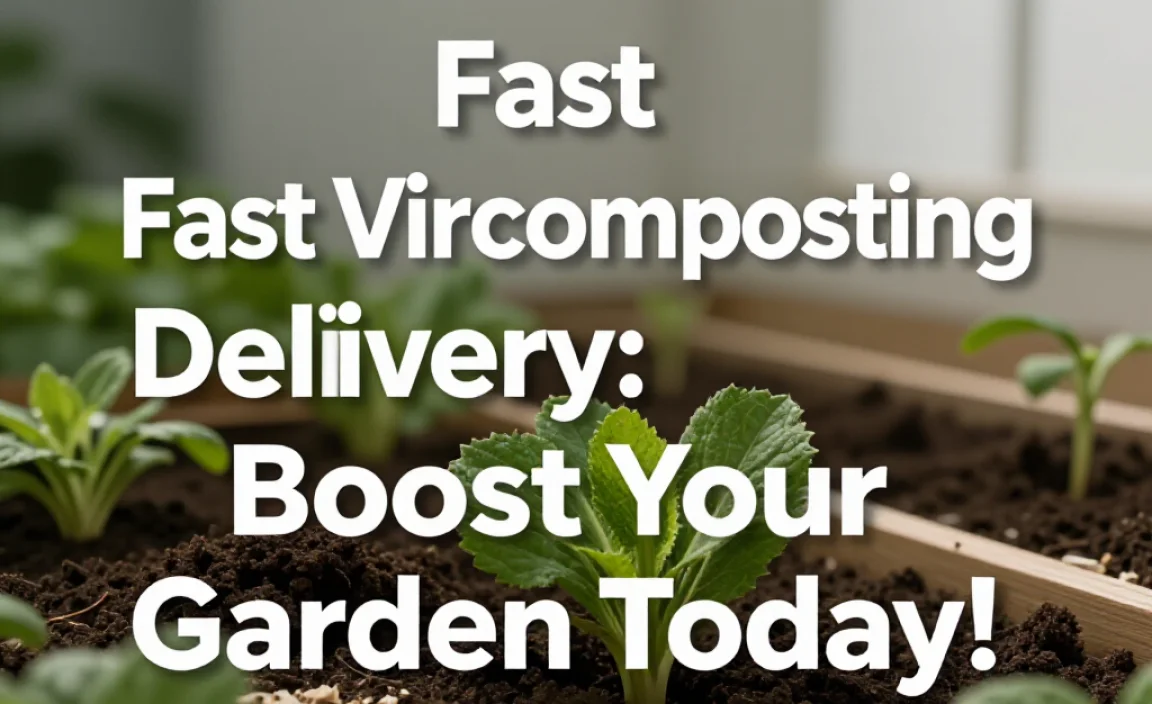 Fast Vermicomposting Delivery: Boost Your Garden Today!