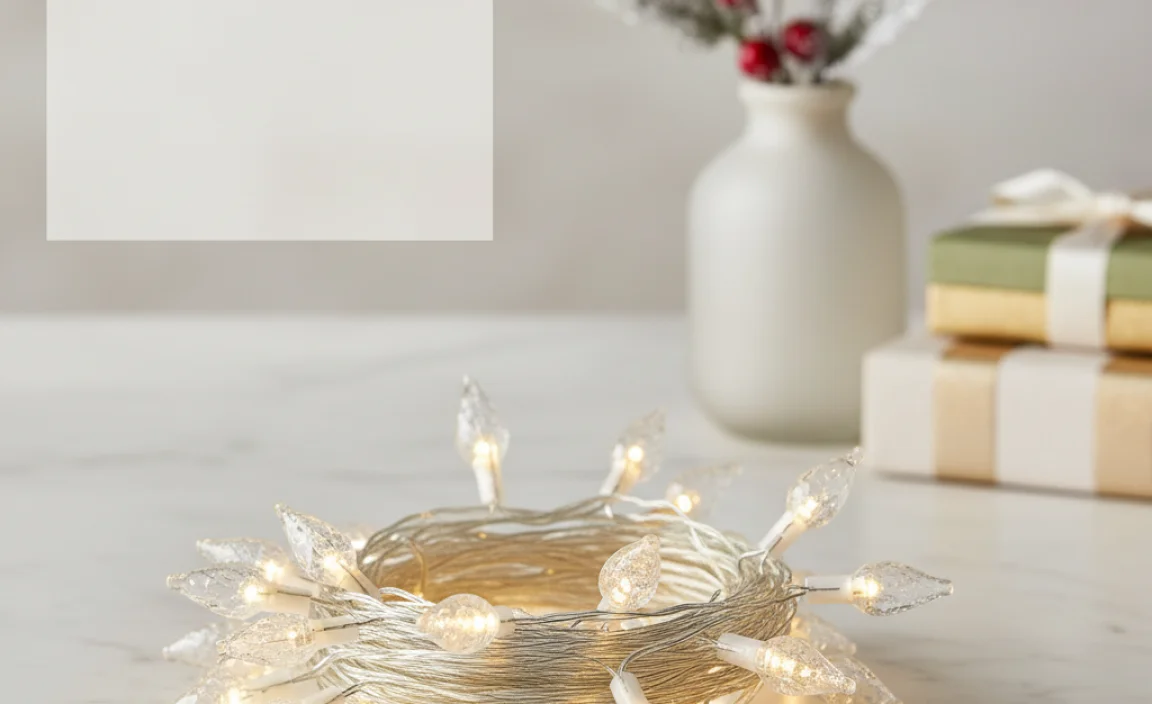 Features of a 20-Bulb String of Christmas Lights
