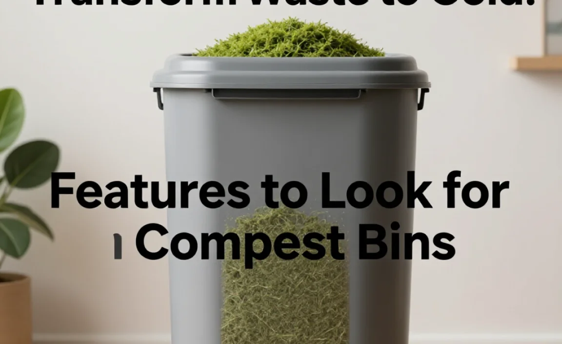 Features to Look for in Compost Bins