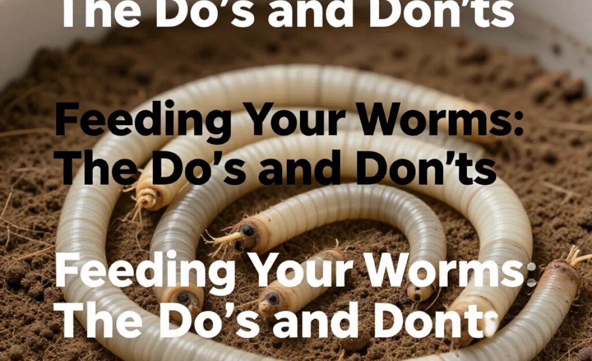 Feeding Your Worms: The Do&rsquo;s and Don&rsquo;ts