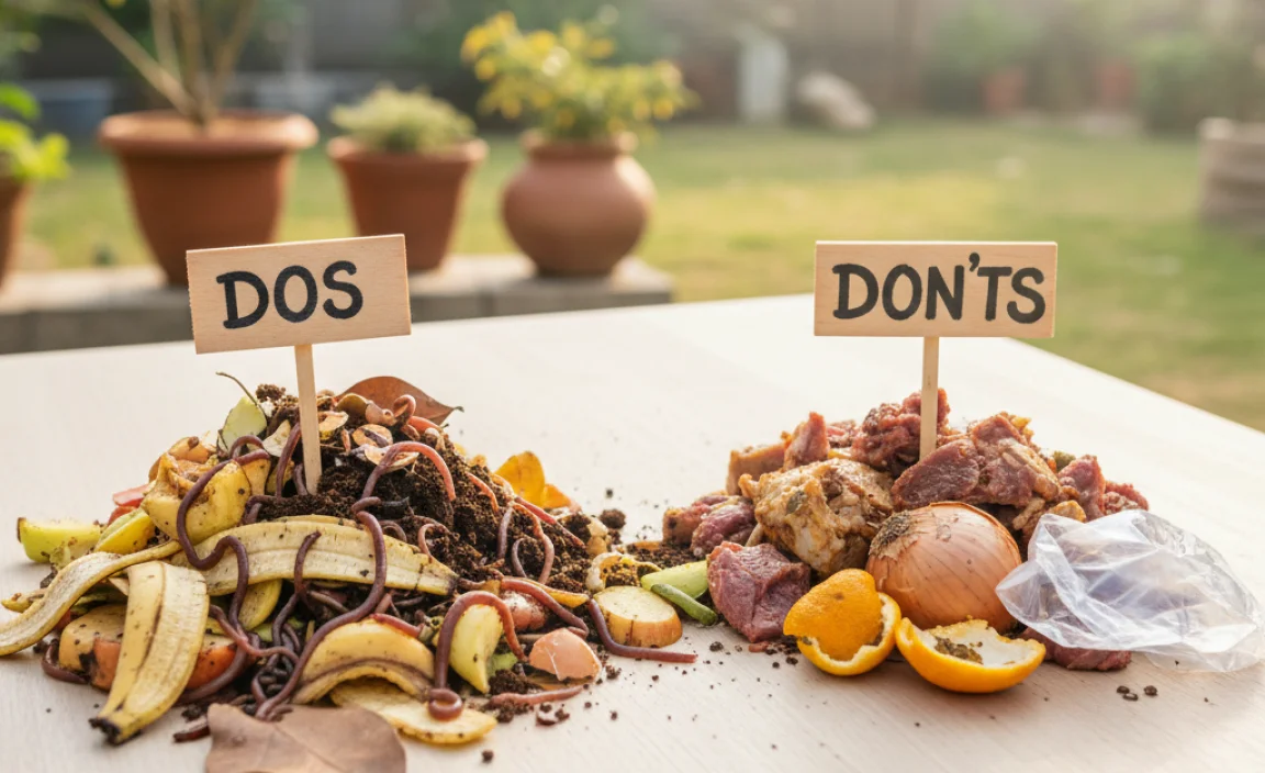 Feeding Your Worms: The Dos and Don&rsquo;ts