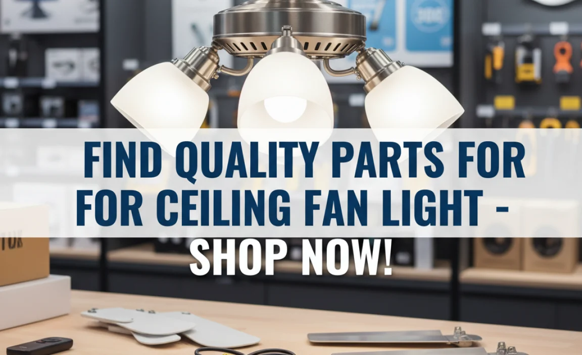 Find Quality Parts For Ceiling Fan Light – Shop Now!