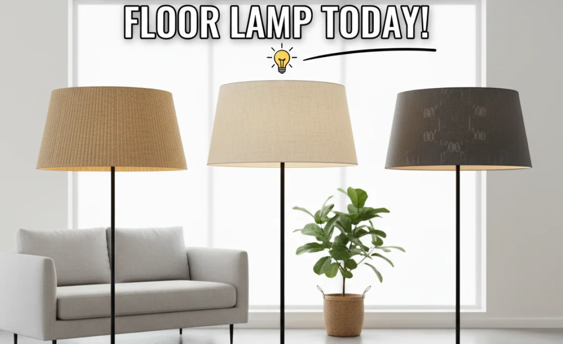 Find Stylish Large Lampshades For Your Floor Lamp Today!