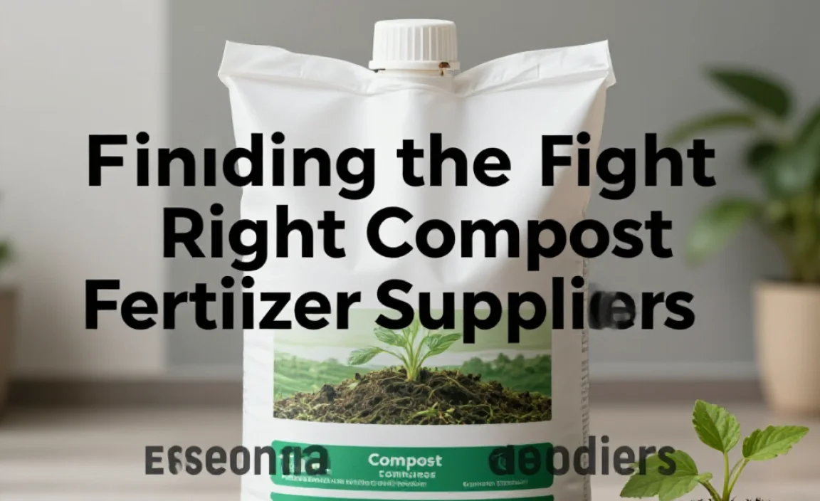 Finding the Right Compost Fertilizer Suppliers