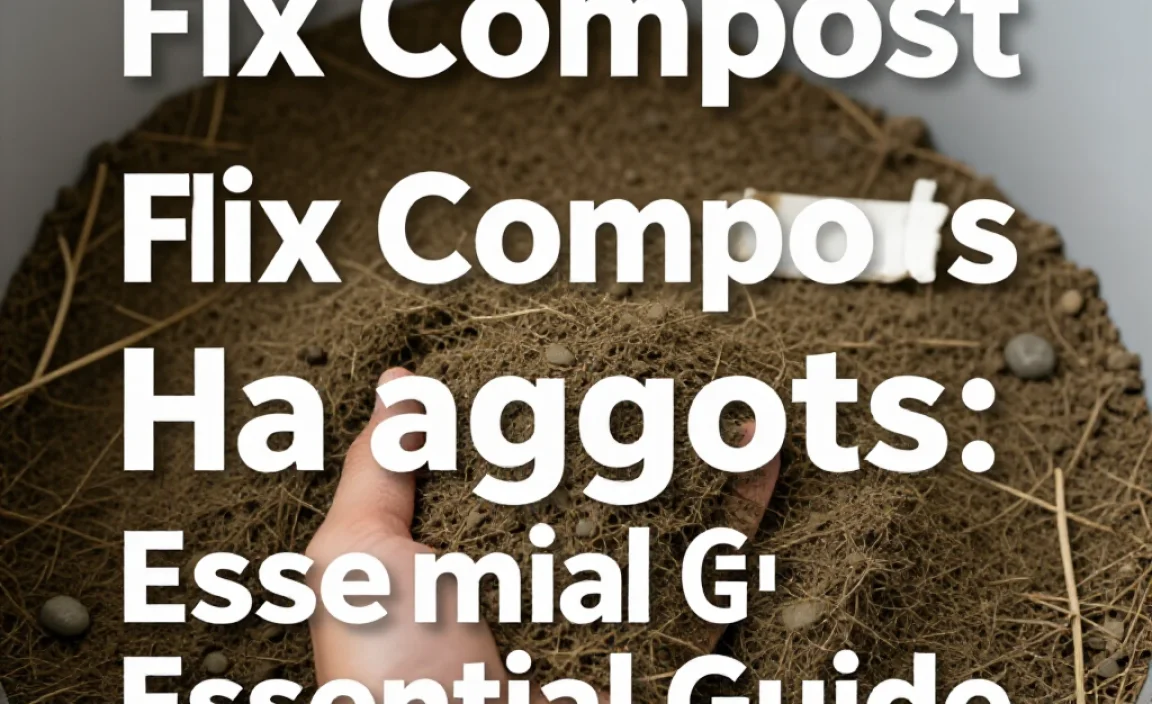 Fix Compost Has Maggots: Essential Guide