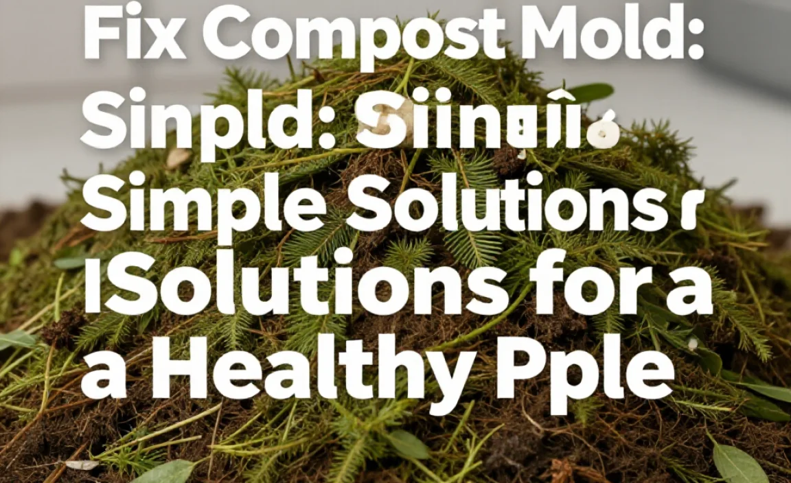 Fix Compost Mold: Simple Solutions for a Healthy Pile