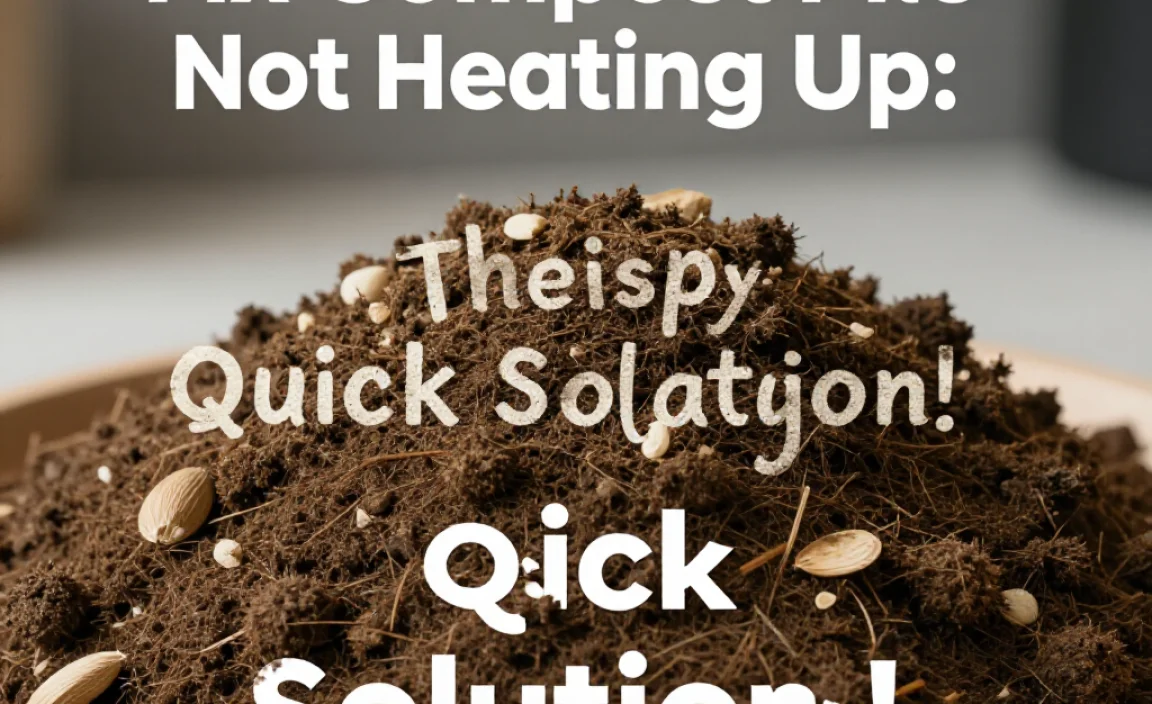 Fix Compost Pile Not Heating Up: Quick Solutions!